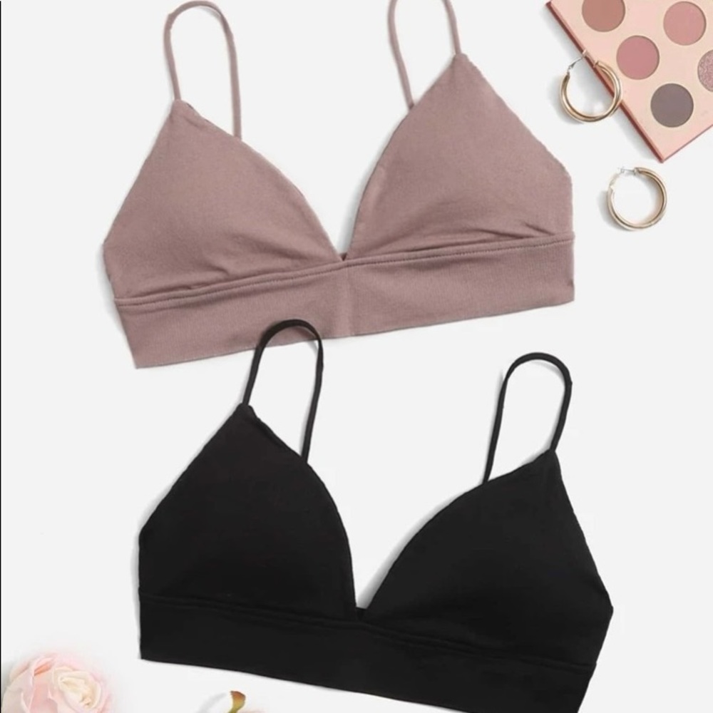 Two Pack Lightly Padded Bra